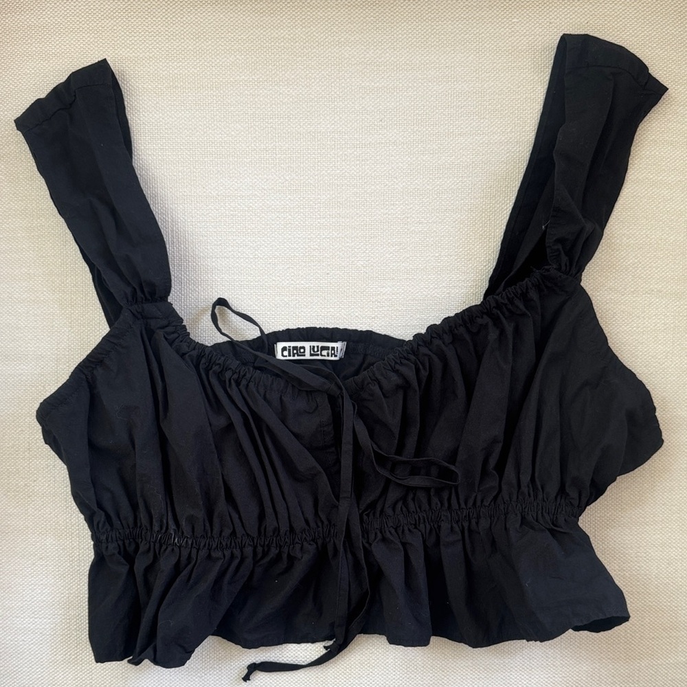 CIAO LUCIA Cinetta Crop Tank Top Size L - Picture 2 of 7